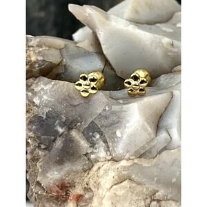 Gold Flower Earrings